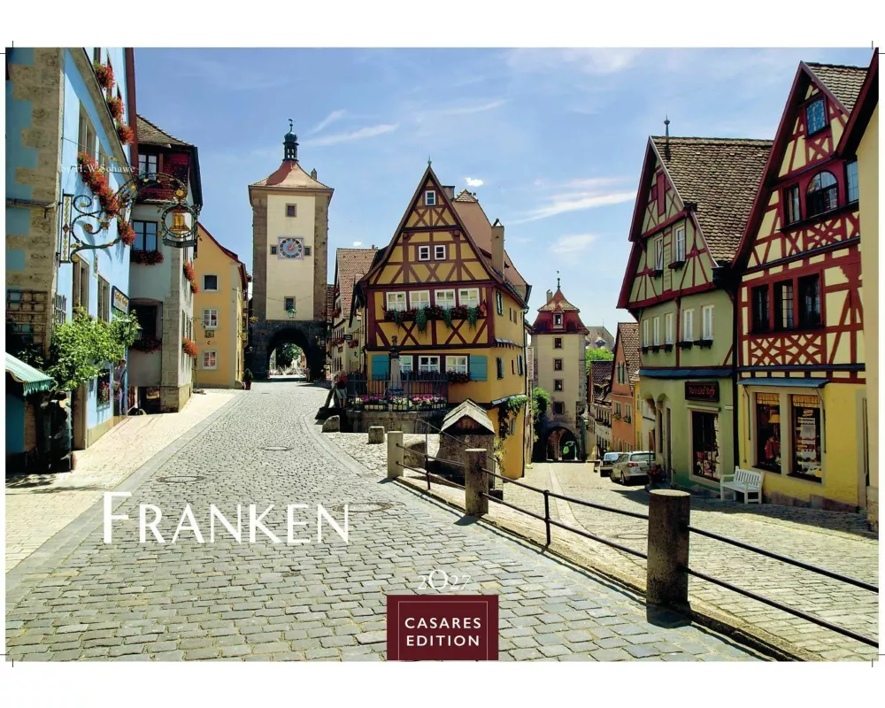 Franken Kalender 2027 - Wandkalender | Fotokalender Deutschland 24x35cm - faszinierende Landschaften, historische Orte und Natur
