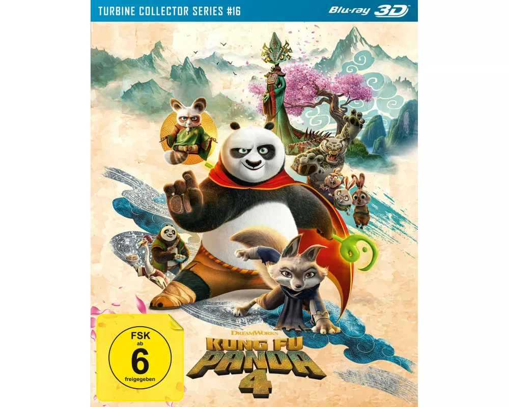 Kung Fu Panda 4 - 3D - Turbine Collector Series #16 (Blu-ray 3D)