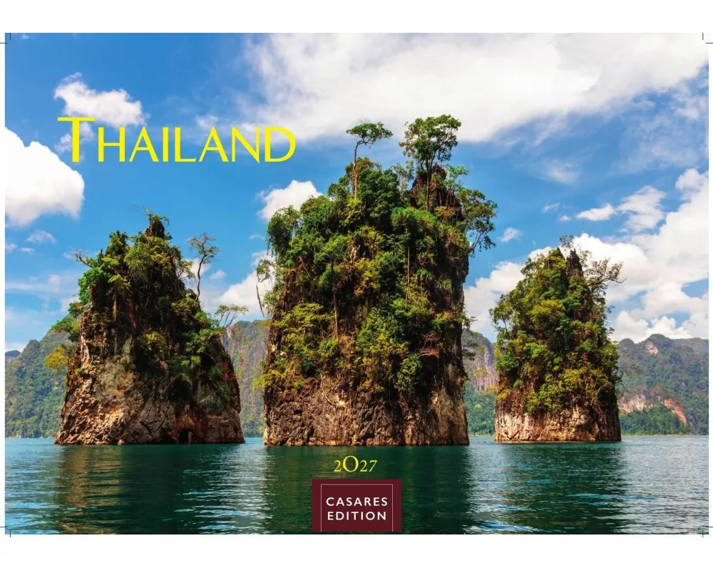 Thailand Kalender 2027 - Wandkalender | Fotokalender 24x35cm - Hochwertiger für 2027 - von der beeindruckenden Schönheit des Landes, Perfekt für Thail