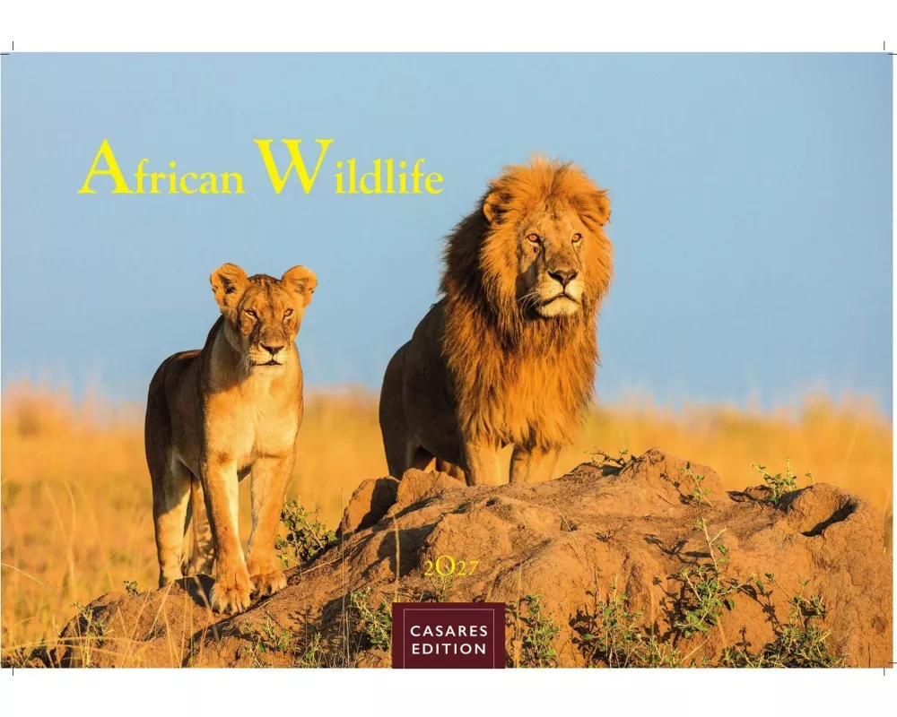 Wilde Tiere Afrikas Kalender 2027 - Wandkalender | Fotokalender Afrika 24x35cm | Naturfotografie | Tierkalender Afrika | Geschenk für Naturliebhaber