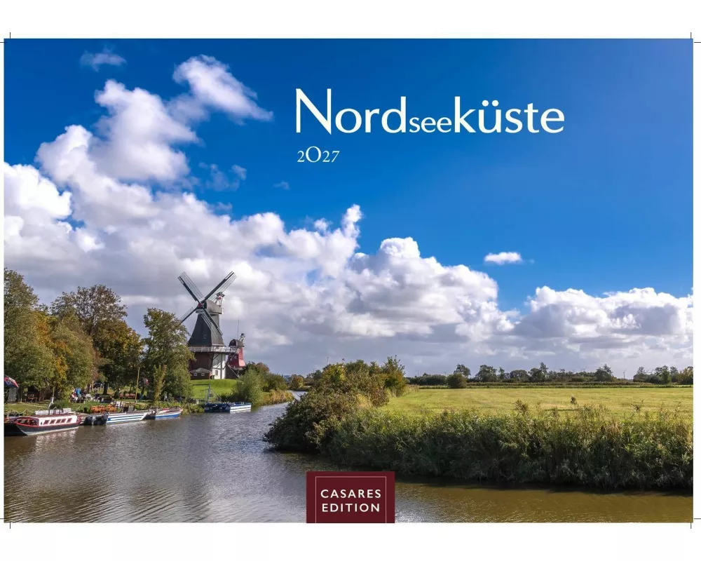 Nordseeküste Kalender 2027 - Wandkalender | Fotokalender Deutschland 35x24cm | in 12 eindrucksvollen Bildern - Natur, Gezeiten, Strand und weite Horiz