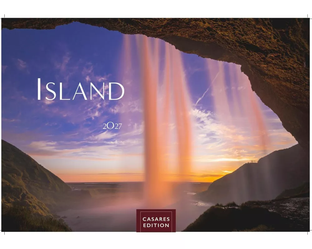 Island Kalender 2027 - Wandkalender | Fotokalender Naturkalender 24x35 cm - Hochwertiger . mit atemberaubenden Island-Landschaften