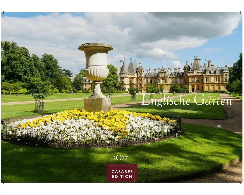 Englische Gärten Kalender 2027 - Wandkalender | Fotokalender Naturkalender England 24x35cm - Naturfotos - Inspiration für Gartenliebhaber - Perfekt fü