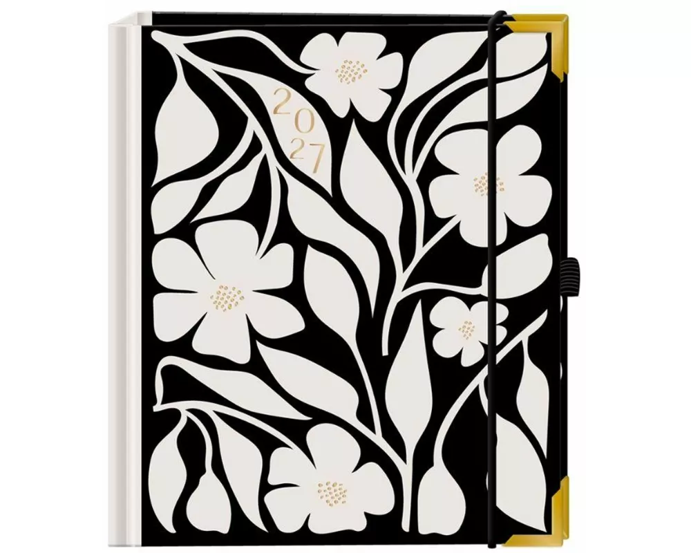 Terminplaner A5 Premium 2027 Blumen