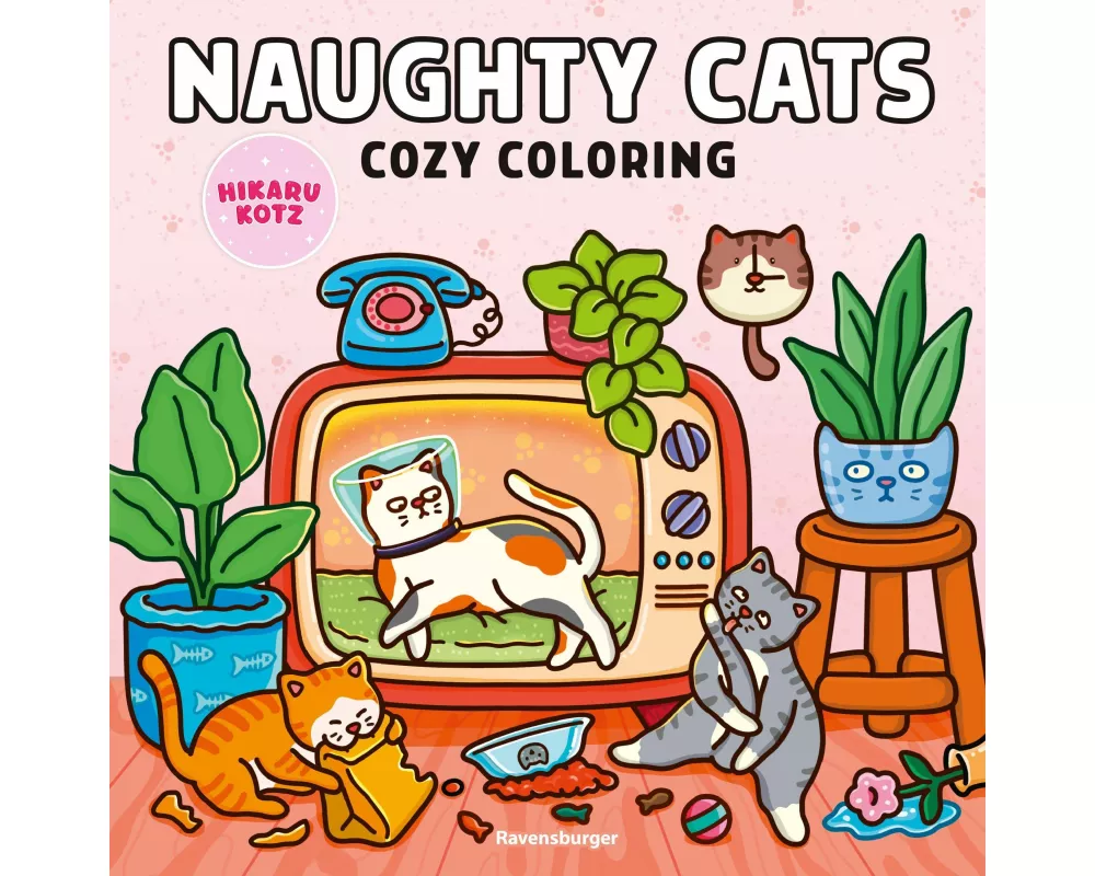 Cozy Coloring - Naughty Cats