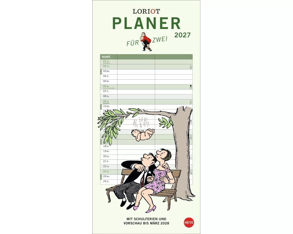Loriot Planer für zwei 2027