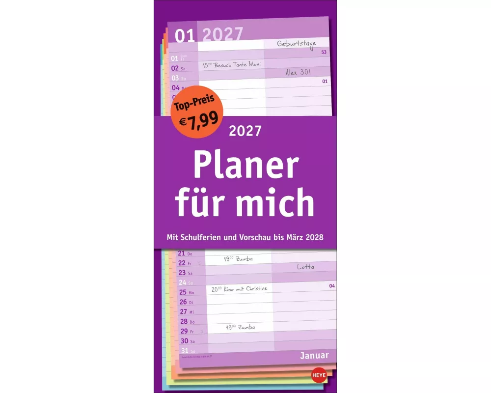 Basic Planer für mich 2027