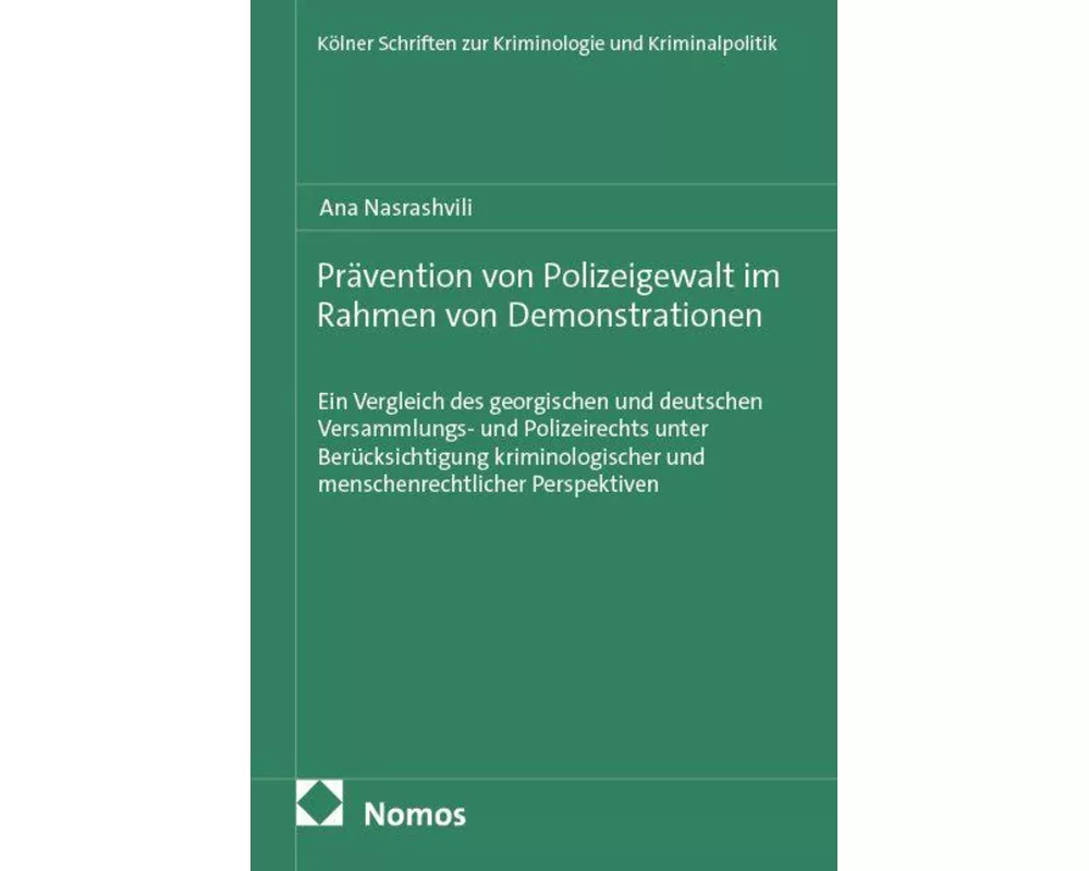 Prävention von Polizeigewalt im Rahmen von Demonstrationen