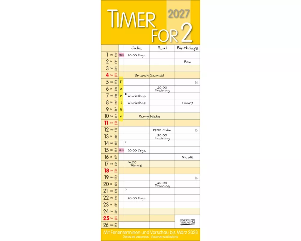 Timer for 2 Safran 2027