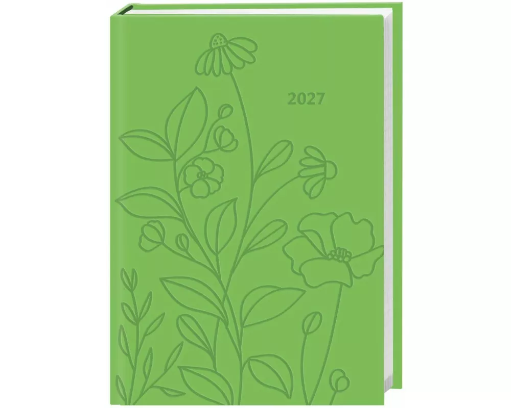 Kalenderbuch A6 grün 2027