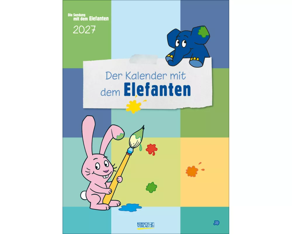 Der Kalender mit dem Elefanten 2027
