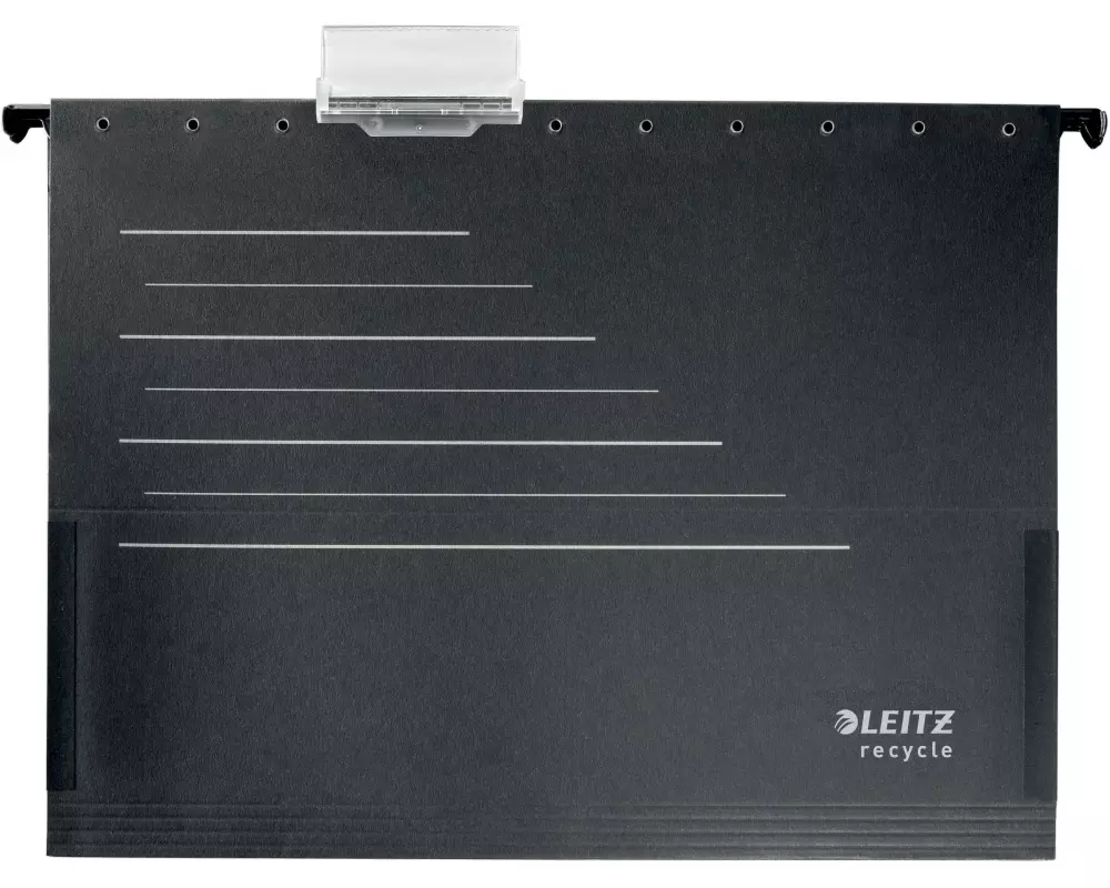 Leitz Hängeregister ALPHA Recycle Schwarz, 10 Stück