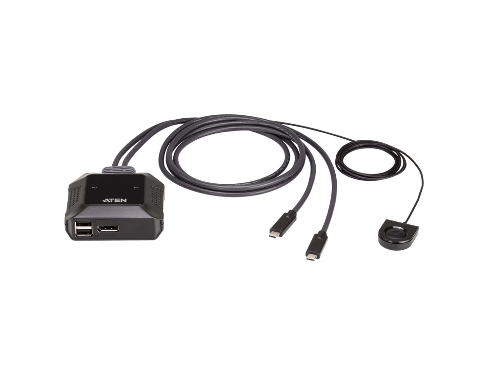 ATEN US3312 2-Port USB-C 4K DisplayPort KVM Switch