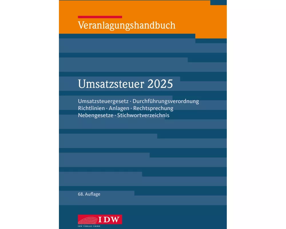 Veranlagungshandbuch Umsatzsteuer 2025