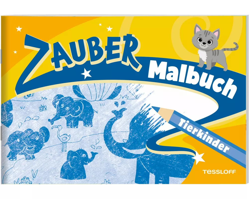 Zaubermalbuch. Tierkinder