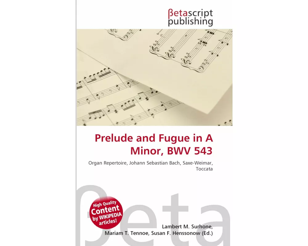 Prelude and Fugue in A Minor, BWV 543