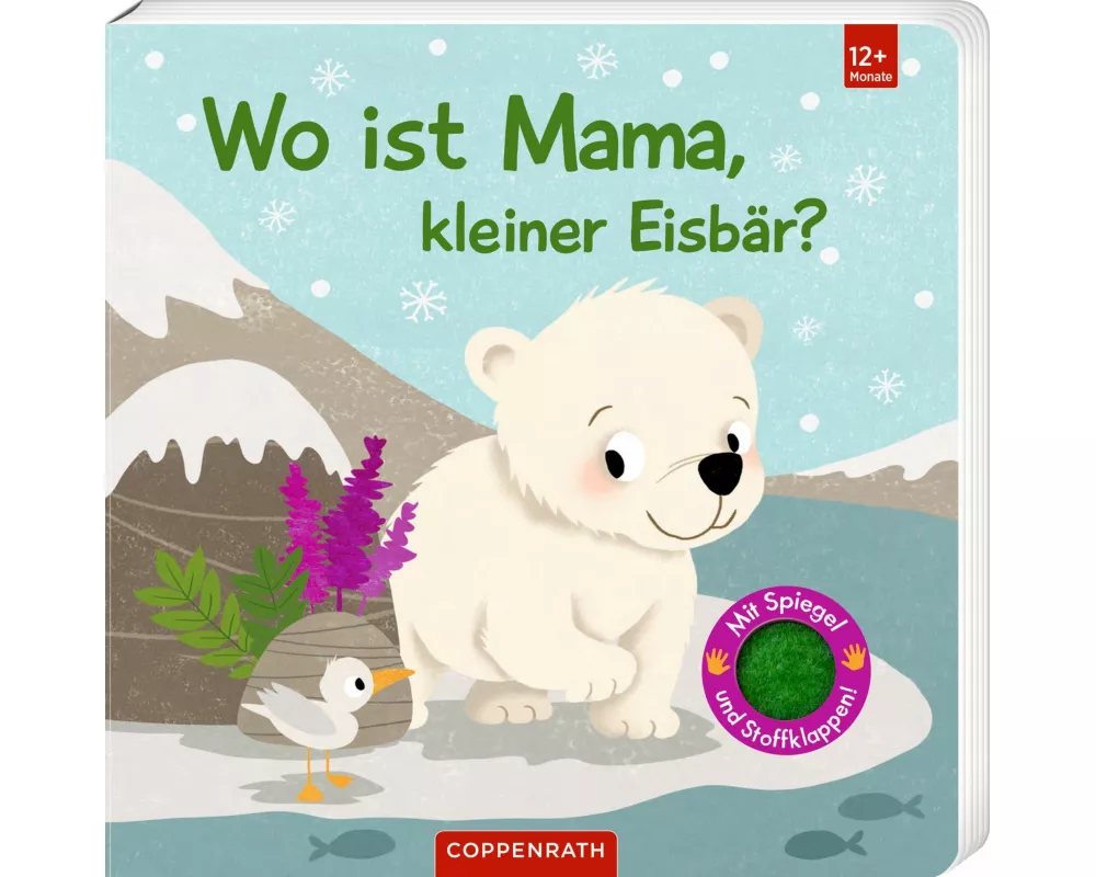 Wo ist Mama, kleiner Eisbär?