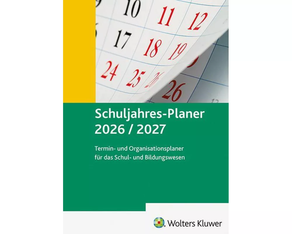 Schuljahres-Planer 2026 / 2027