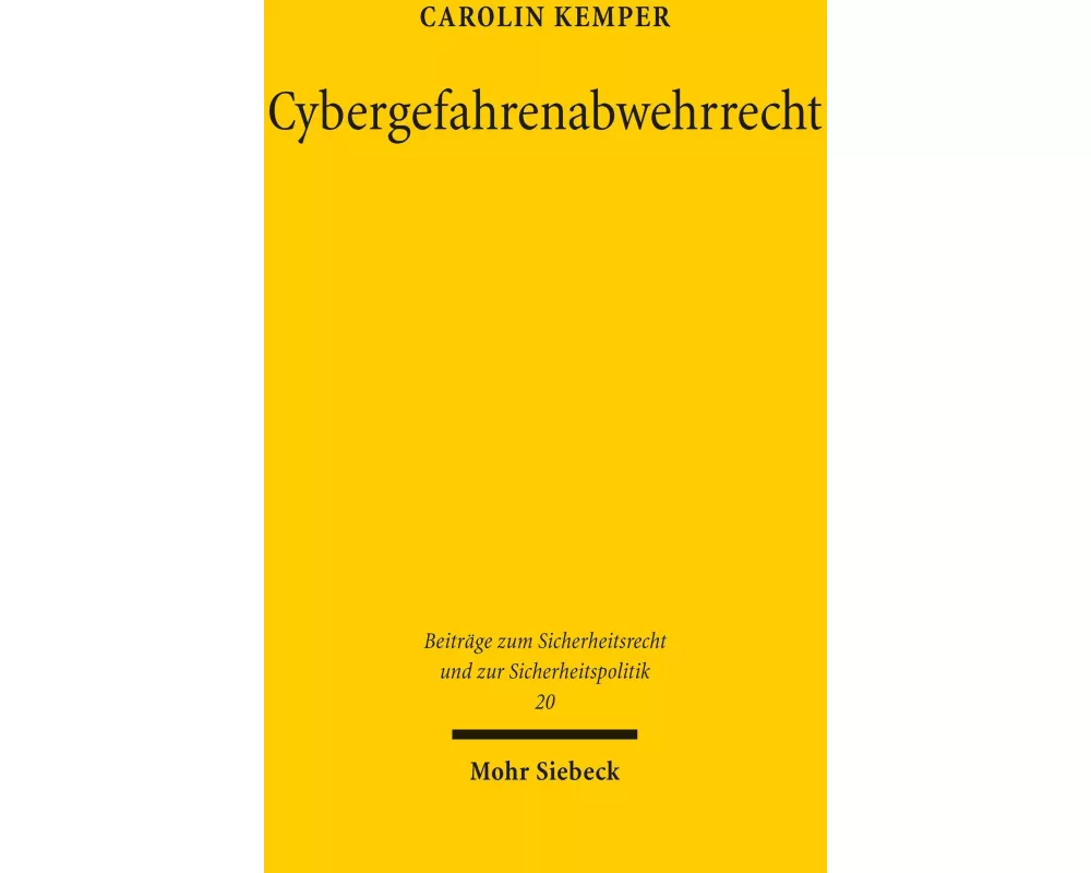 Cybergefahrenabwehrrecht