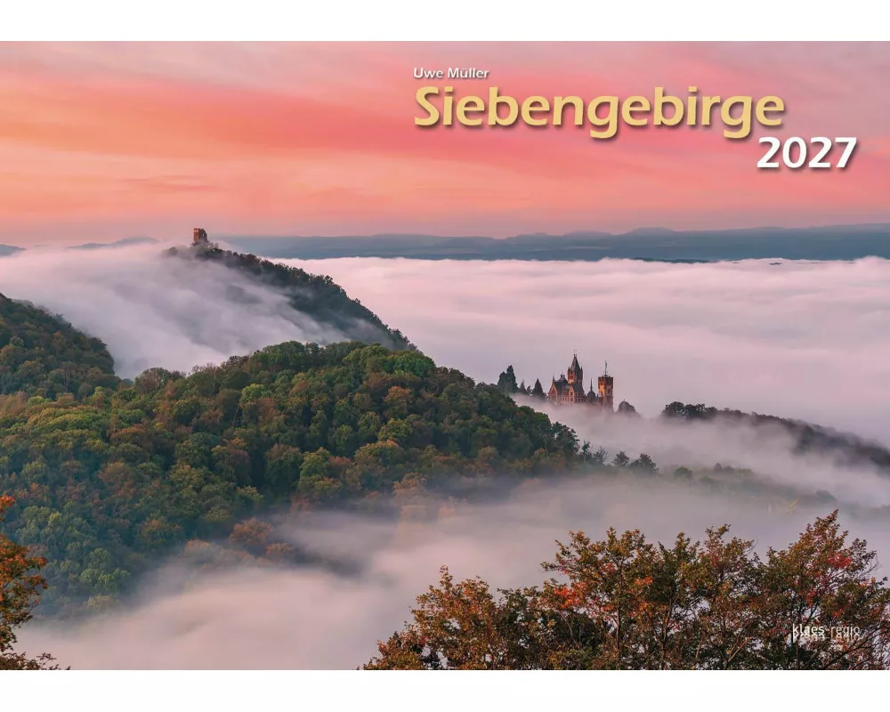 Siebengebirge 2027 Bildkalender A3 quer, spiralgebunden