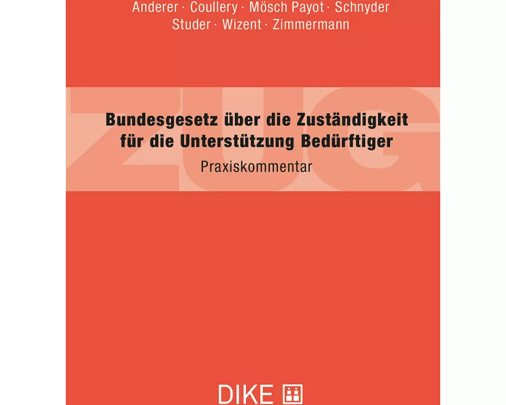 Bundesgesetz über die Zuständigkeit für die Unterstützung Bedürftiger