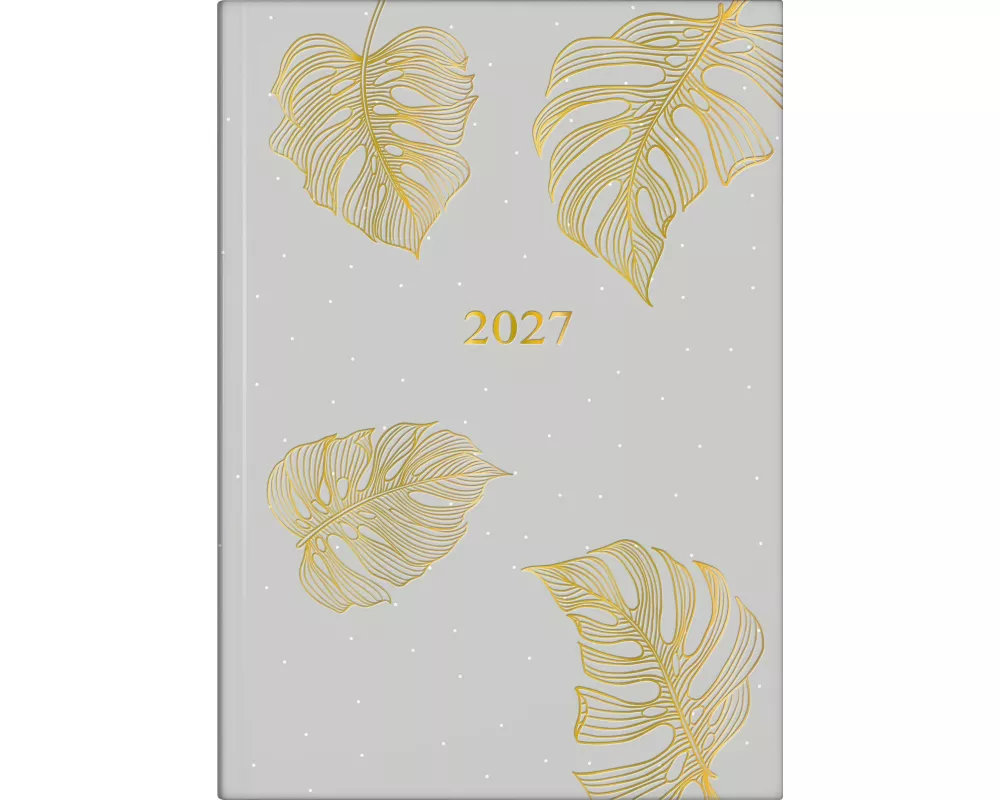 rido/idé 7028507037 Buchkalender Premium Young Line 2027 "Monstera" A5, Papier