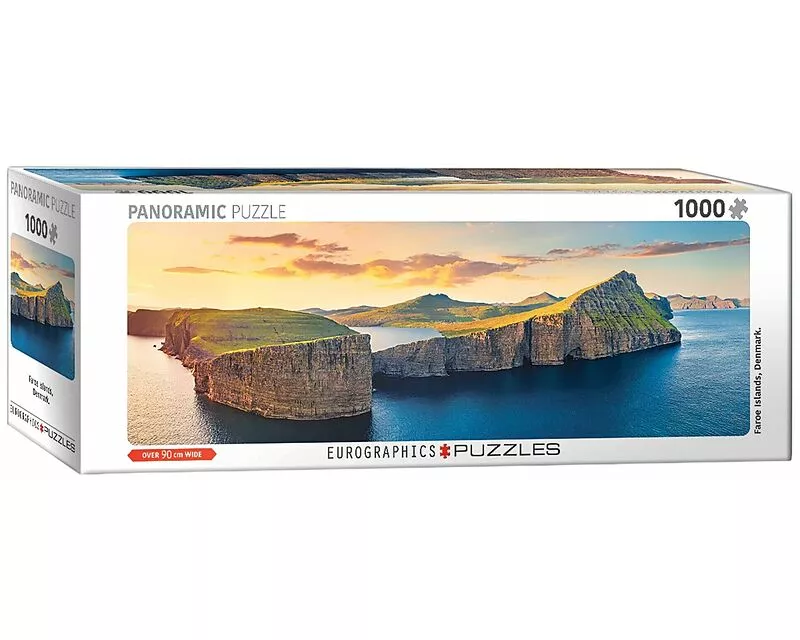 Panoramic Puzzle 1000 Teile - Faroer Inseln