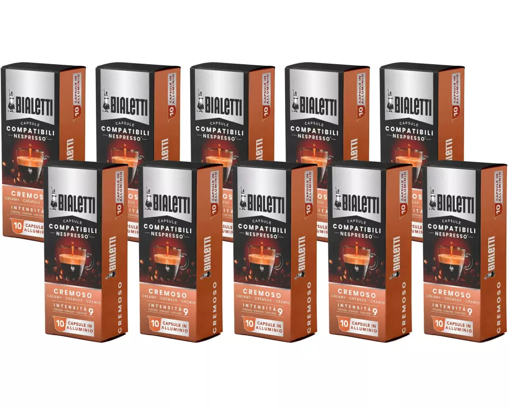 Bialetti Kaffeekapseln Cremoso 10 x 10 Stück