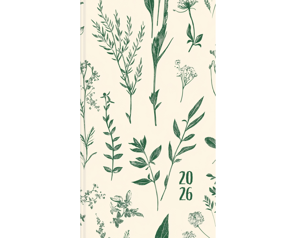 SIMPLEX Ladytimer Taschenplaner 2026 40530.26 1W/2S Floral ML 8.7x15.3cm