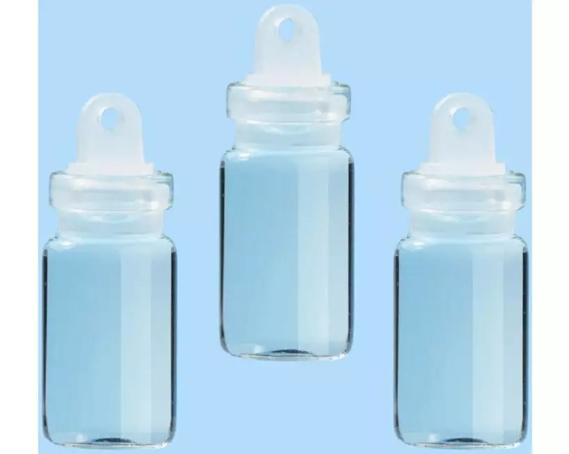 HobbyFun Mini-Utensilien Mini Glas mit Verschluss