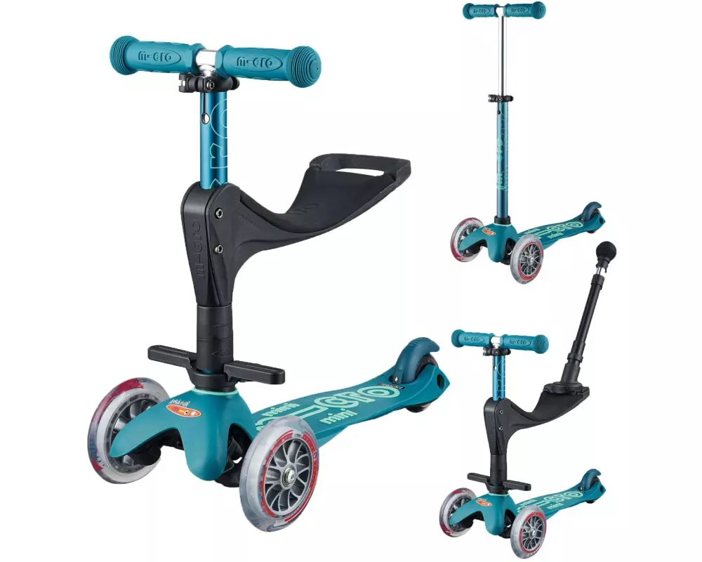 Micro Mobility Kickboard Mini Micro 3in1 Deluxe Plus Ice Blue
