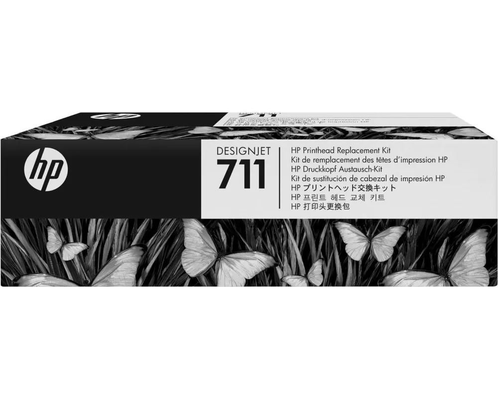 HP Druckkopf Nr. 711 (C1Q10A) BK/C/M/Y