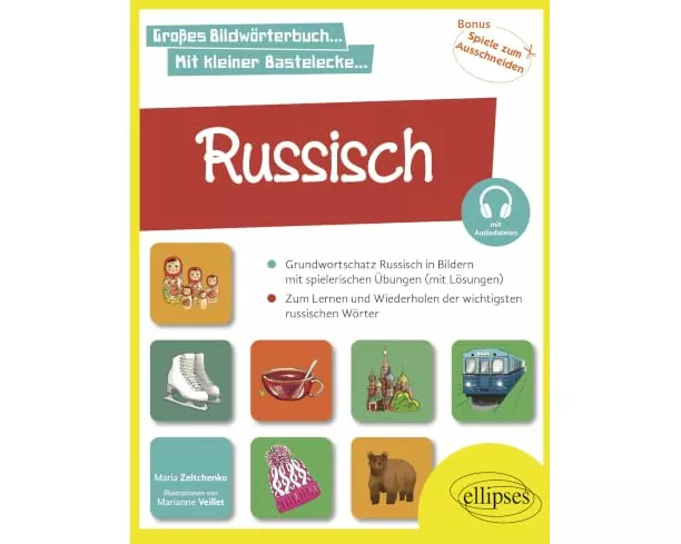 Russisch in Bildern mit spielerischen Übungen