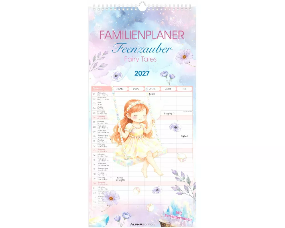 Familienplaner Feenzauber 2027