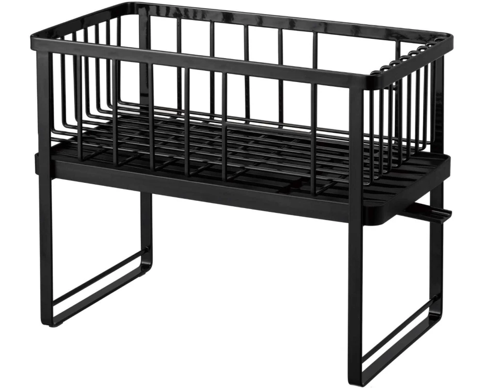 Yamazaki Abtropfgestell Tower Schwarz