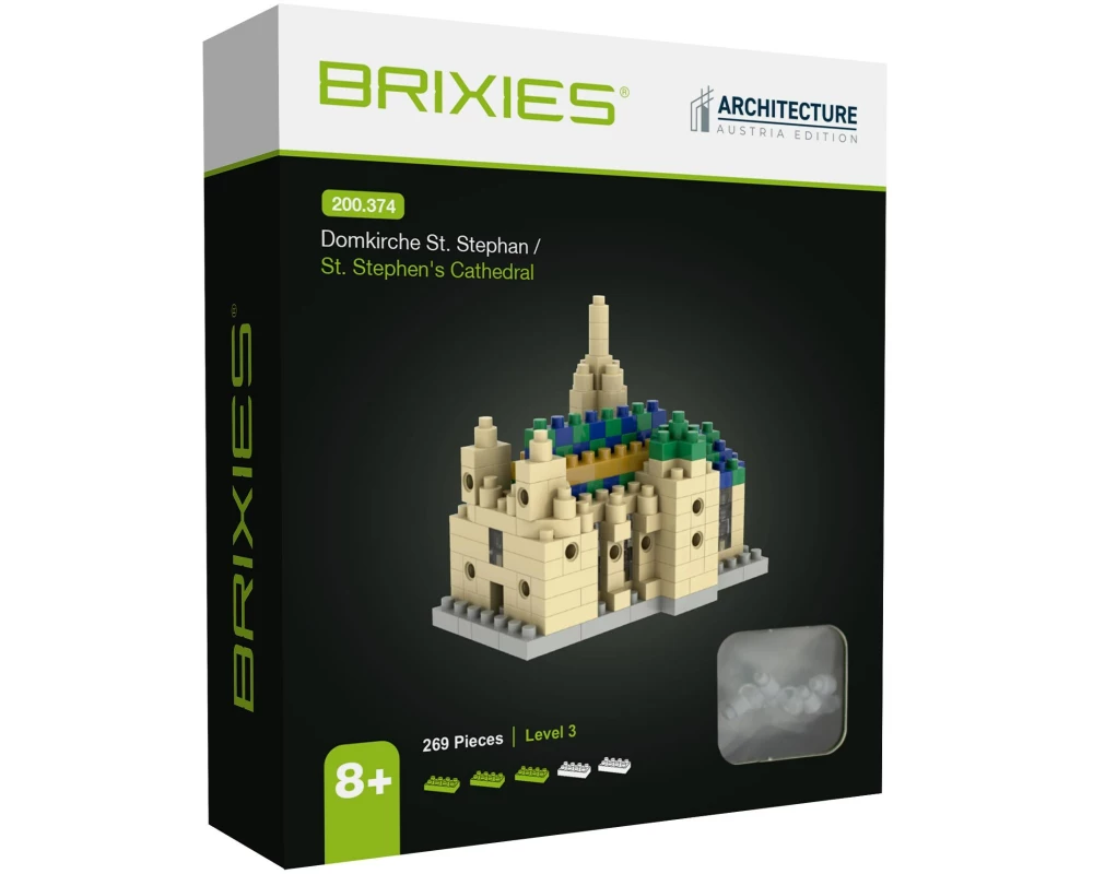 BRIXIES Bausteinmodell Stephansdom klein aus 257 Bausteinen