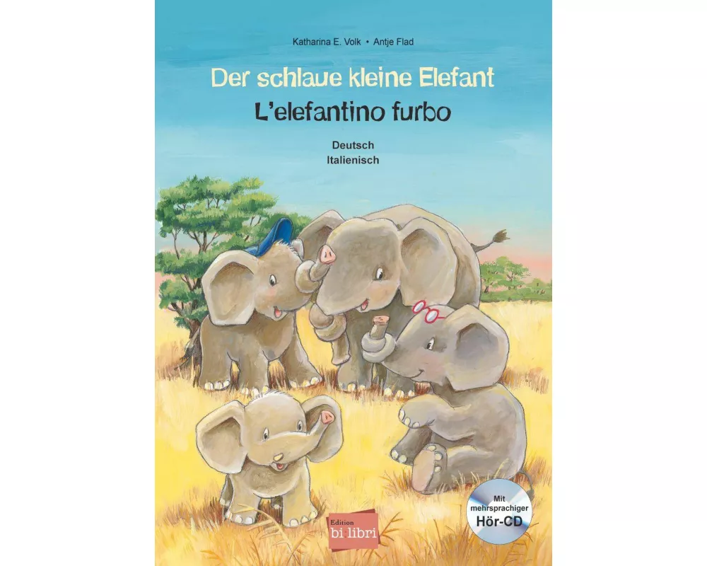 Der schlaue kleine Elefant (Deutsch-Italienisch)