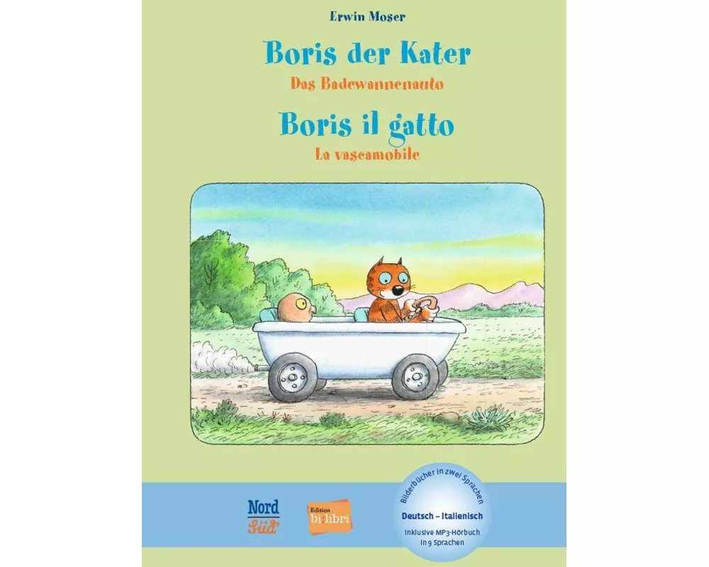 Boris der Kater – Das Badewannenauto (Deutsch-Italienisch)