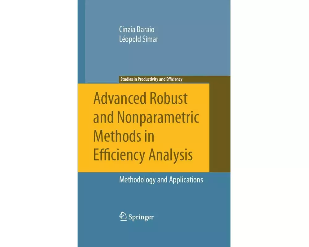 Advanced Robust and Nonparametric Methods in Efficiency Analysis