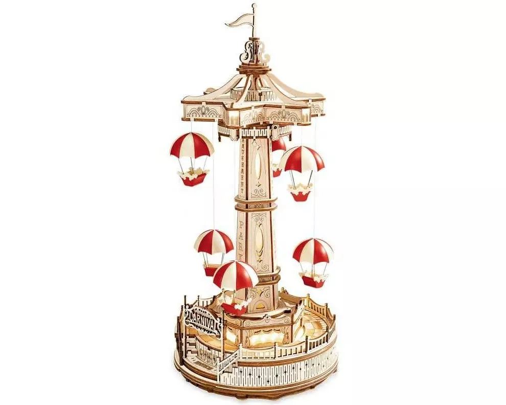 RoboTime Bausatz Spieluhr Fallschirme