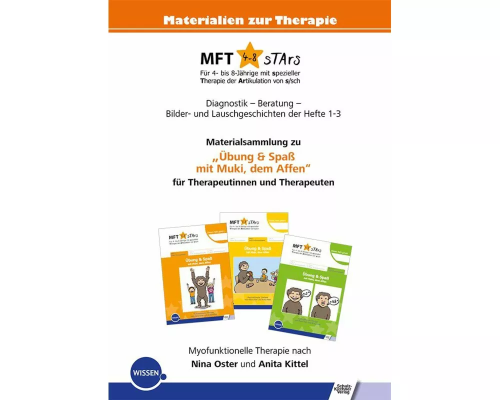 MFT 4-8 sTArs - Materialsammlung zu "Übung & Spaß mit Muki, dem Affen" für Therapeutinnen und Therapeuten