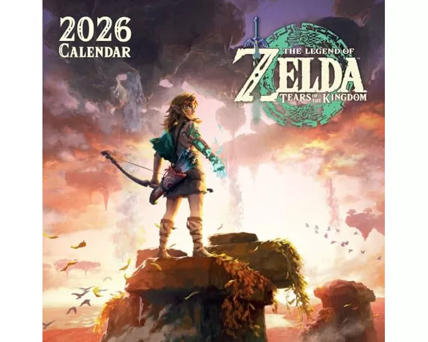 The Legend Of Zelda 2026 Square Calendar