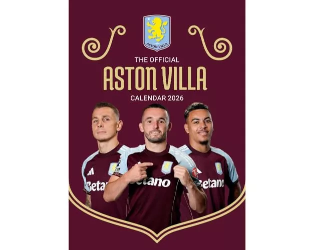 Aston Villa Fc 2026 A3 Calendar