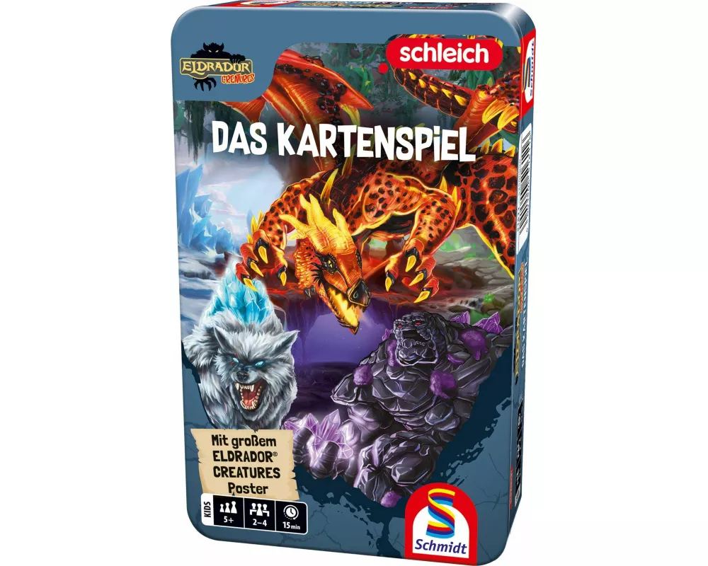 Schleich Eldrador, Das Kartenspiel (Metalldose)