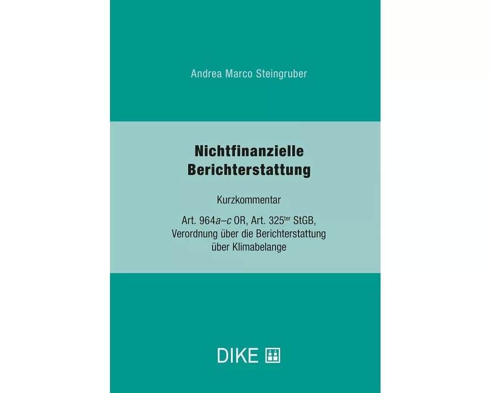 Nichtfinanzielle Berichterstattung