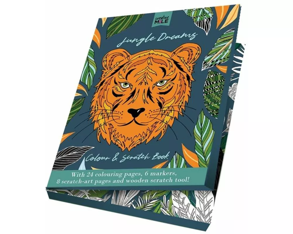 Jungle Dreams Colour and Scratch Book