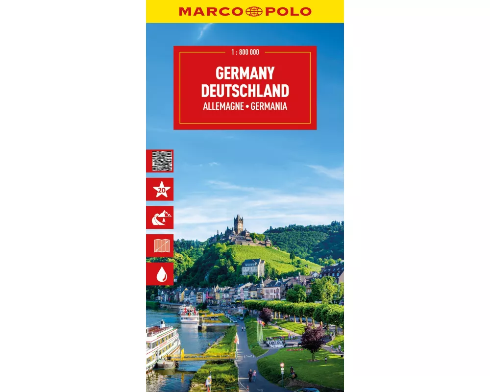 MARCO POLO Reisekarte Deutschland 1:800.000