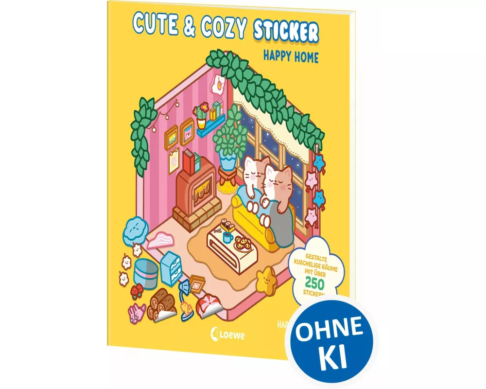 Cute & Cozy Sticker - Happy Home