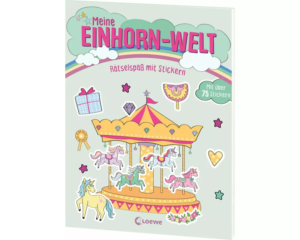 Meine Einhorn-Welt - Rätselspaß mit Stickern