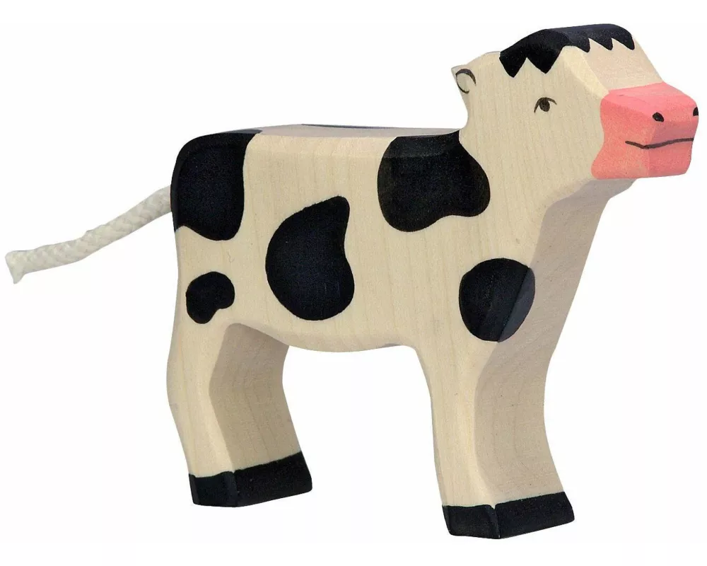 Kalb, stehend, schwarz